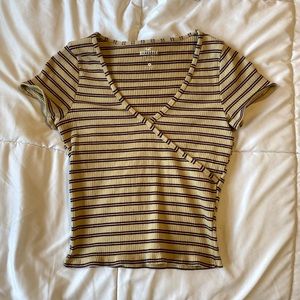 Hollister Beige Slim Tee